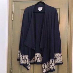 Lucky Brand navy cardigan